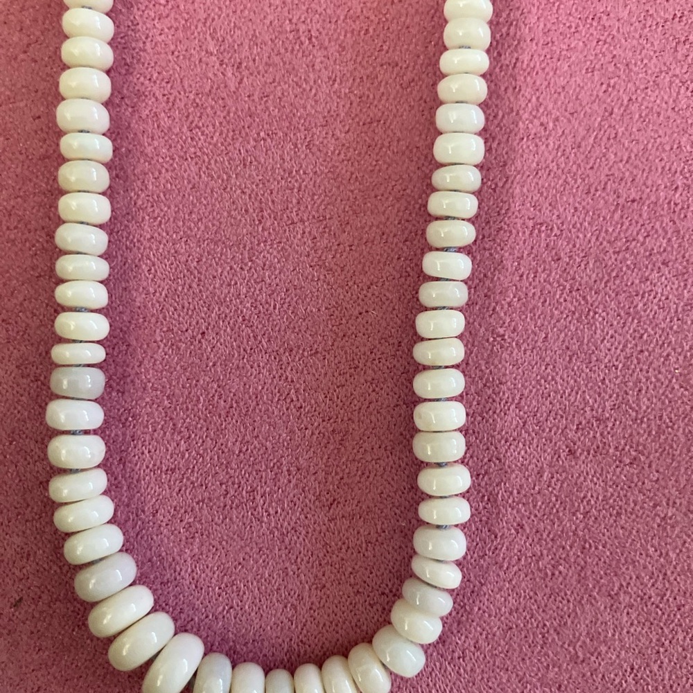 Australian opal Beaded Necklace 14k gold